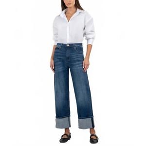 NEW KUT FROM THE KLOTH sienna high rise wide leg jean in unspeakable